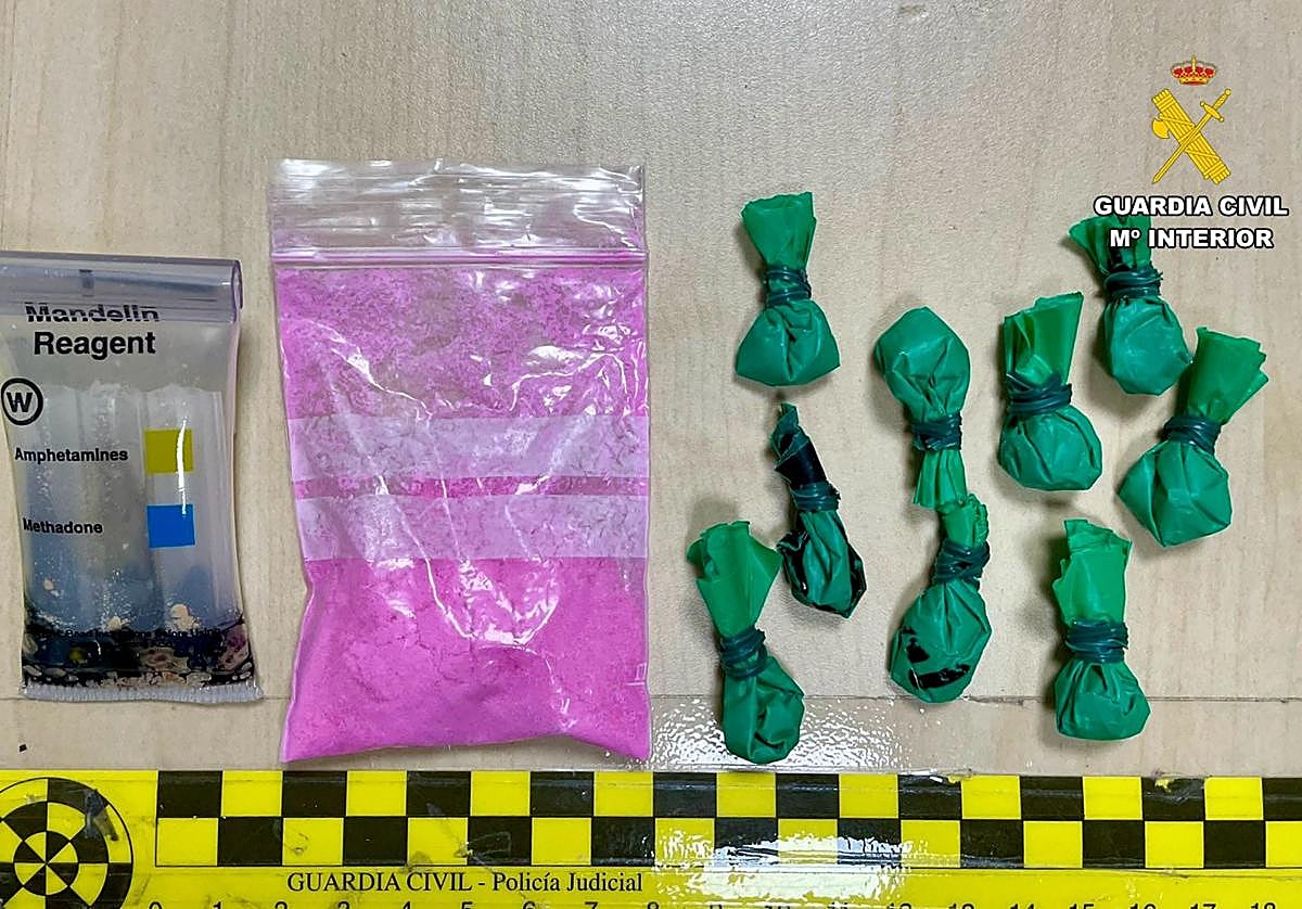 Detenido con 300 dosis de cocaína rosa en un control en Navalmoral de la Mata 